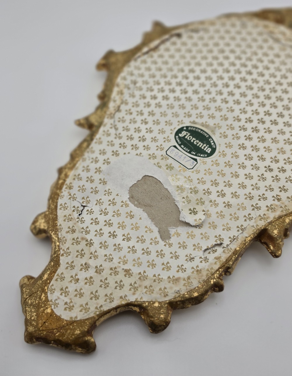 Vintage Italian Florentina Gold Giltwood Mirror