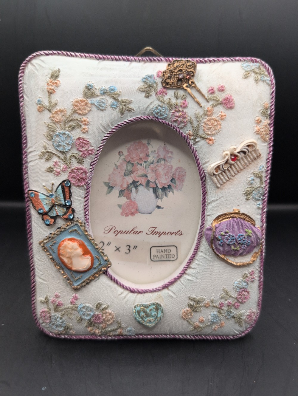 Hand-painted picture frame