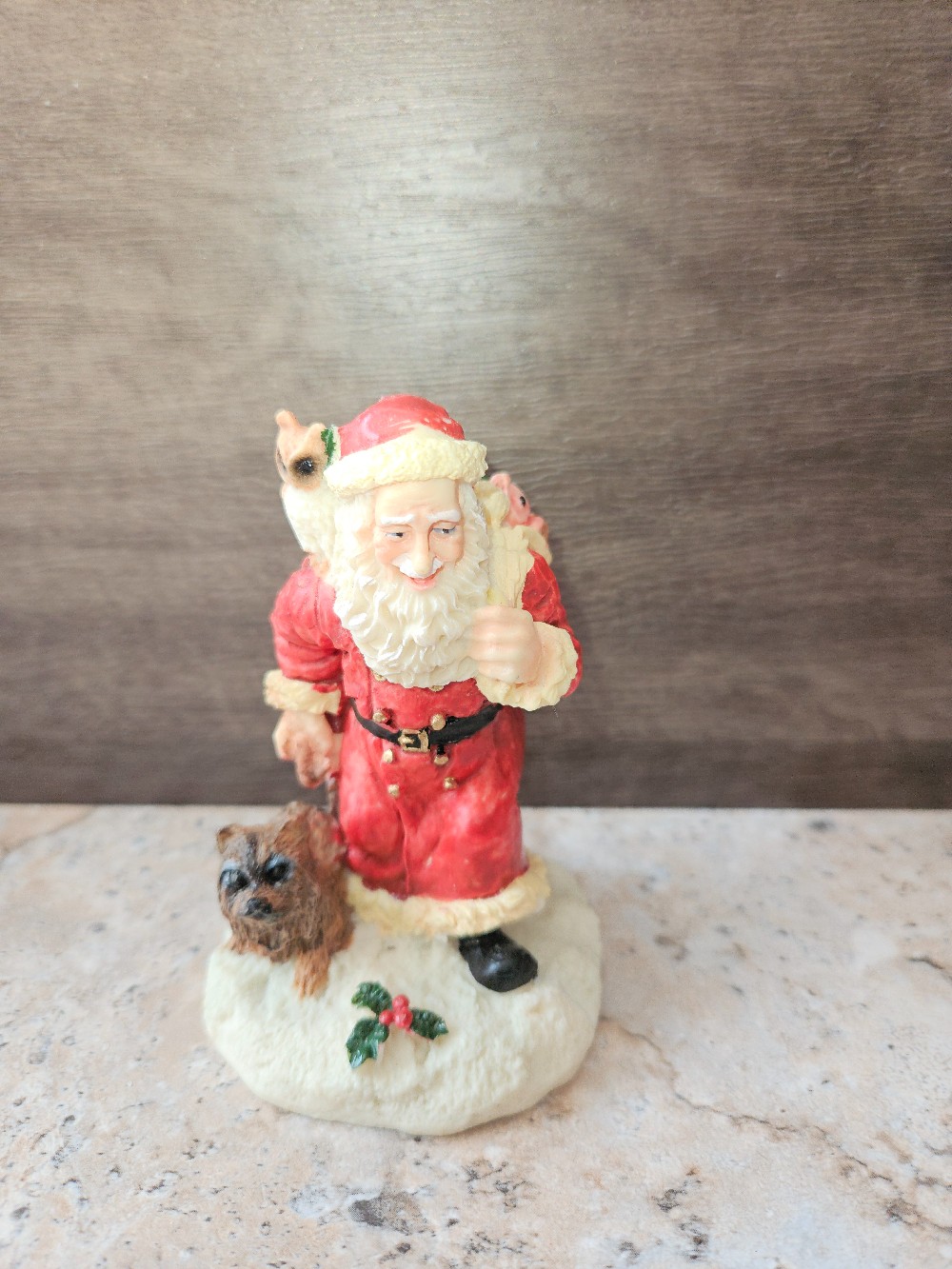 1992 Brinn's Santa's Journey handcrafted figurine
