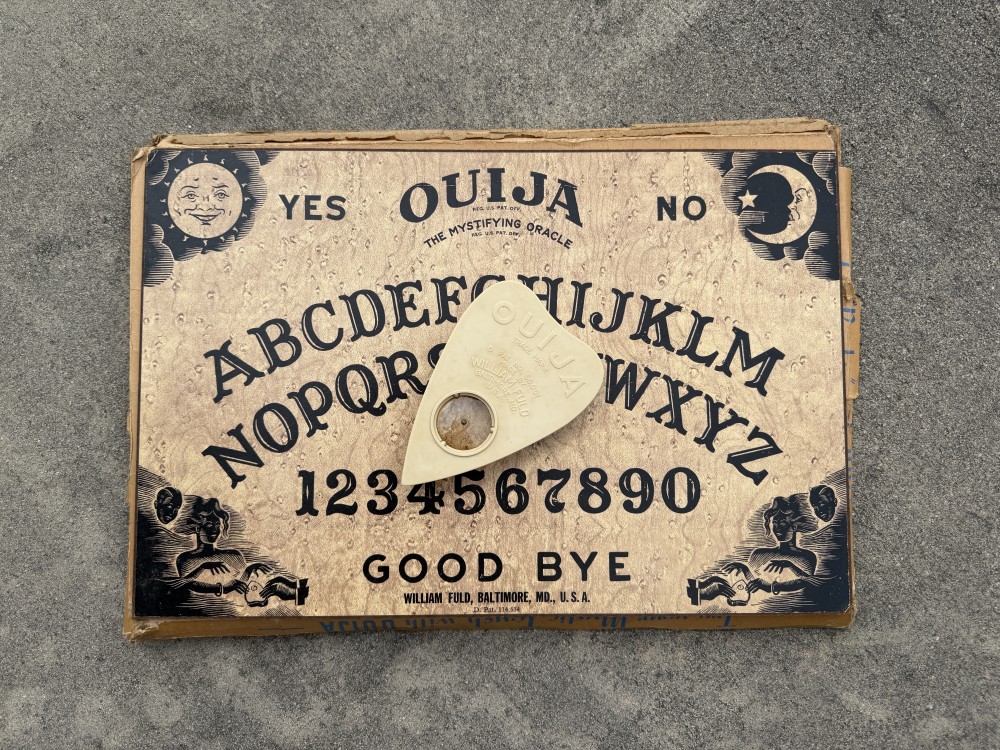 Vintage Ouija Board with Planchette William Fuld