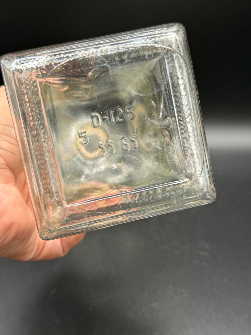 Starburst Decanter Clear Glass with Stopper