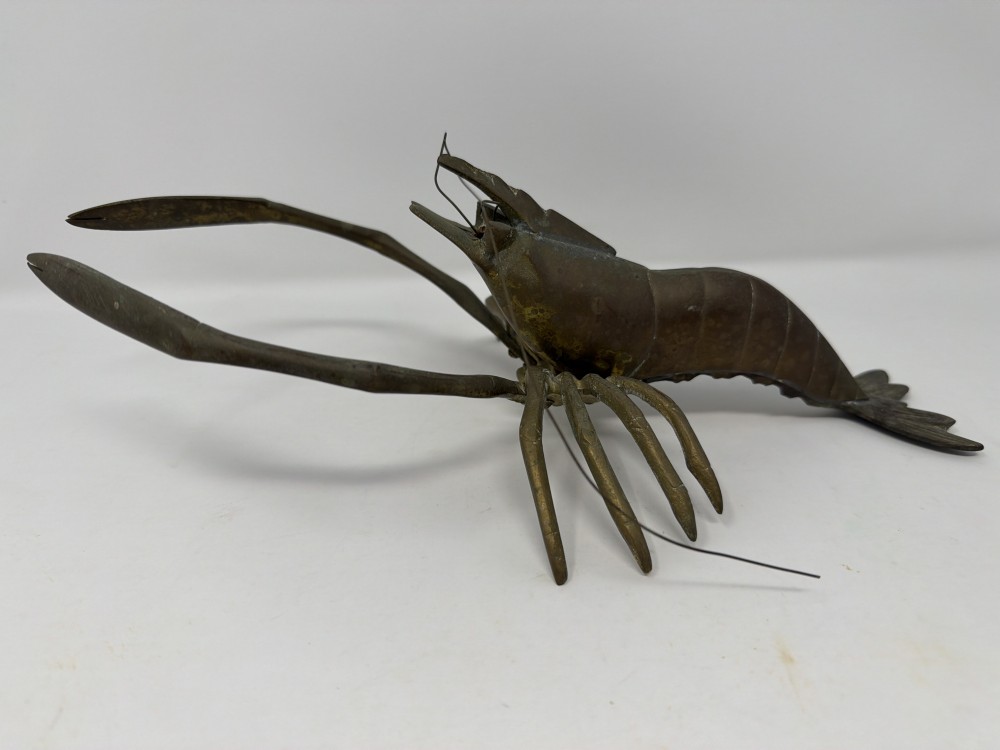 Vintage Brass Lobster