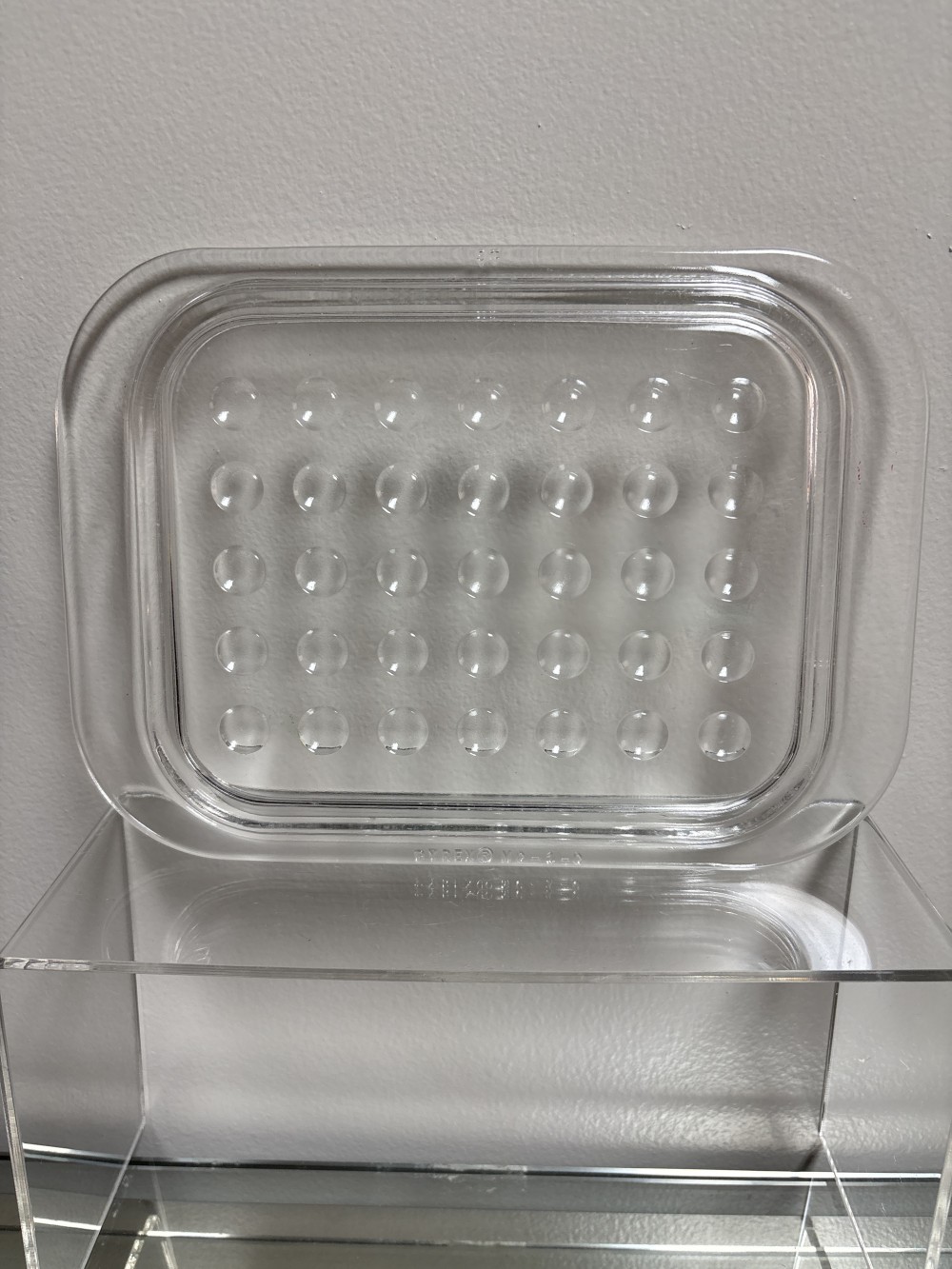 Pyrex MC-1-C Lid w/ Dimples