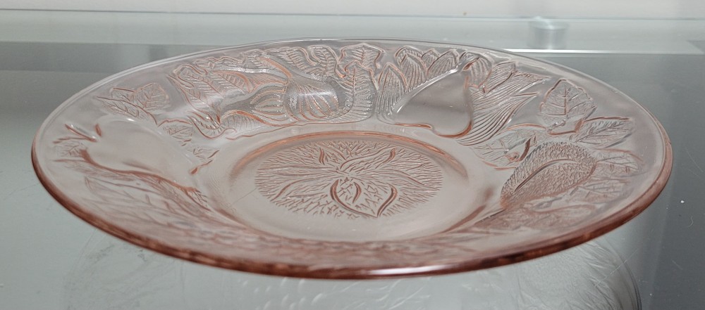 KIG Raised Fruit Salad Plate 1980s