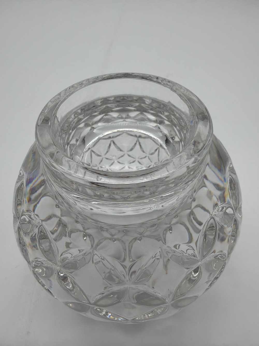 Heavy Clear Glass Votive Candle Holder