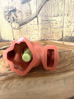 Plastic Pink Camel with Green  S/P Shakers Unusual