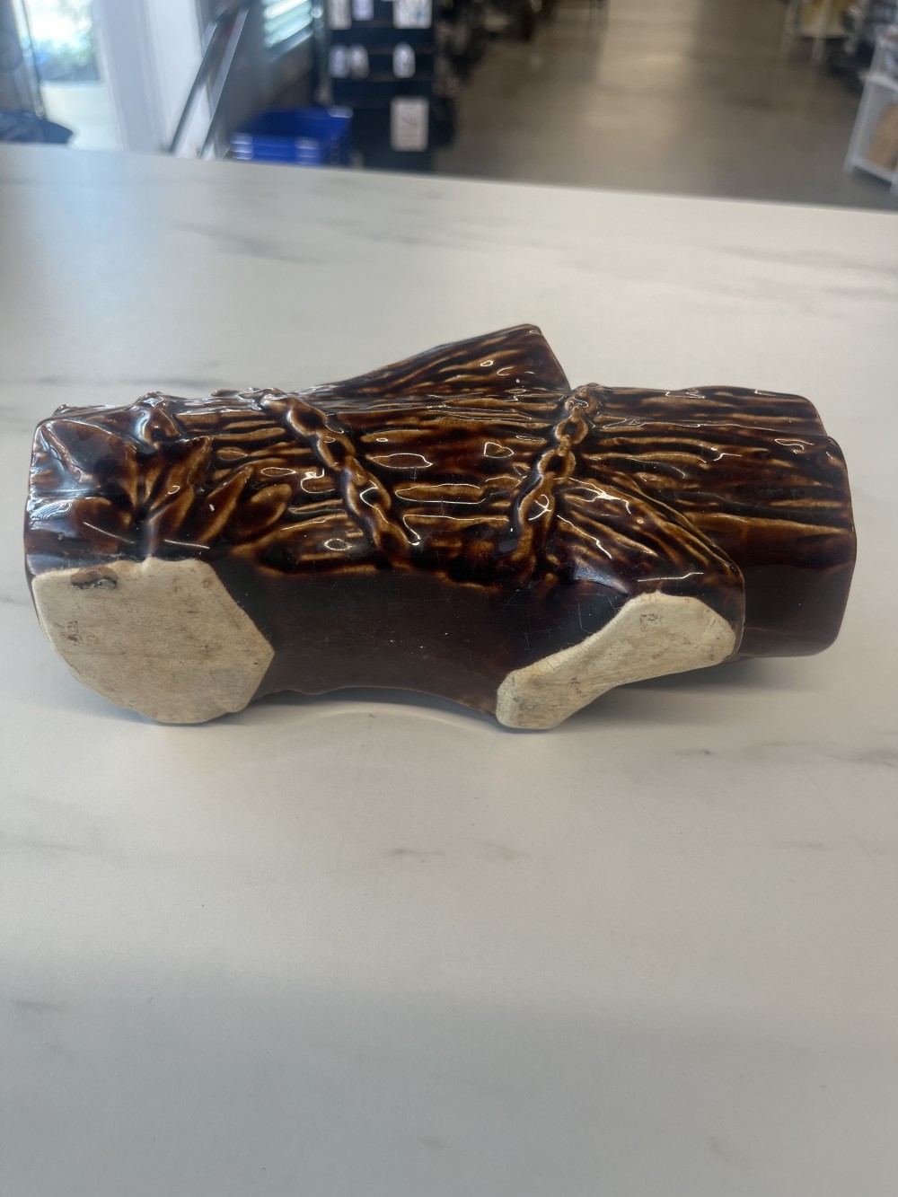 ‘53 McCoy pottery log planter