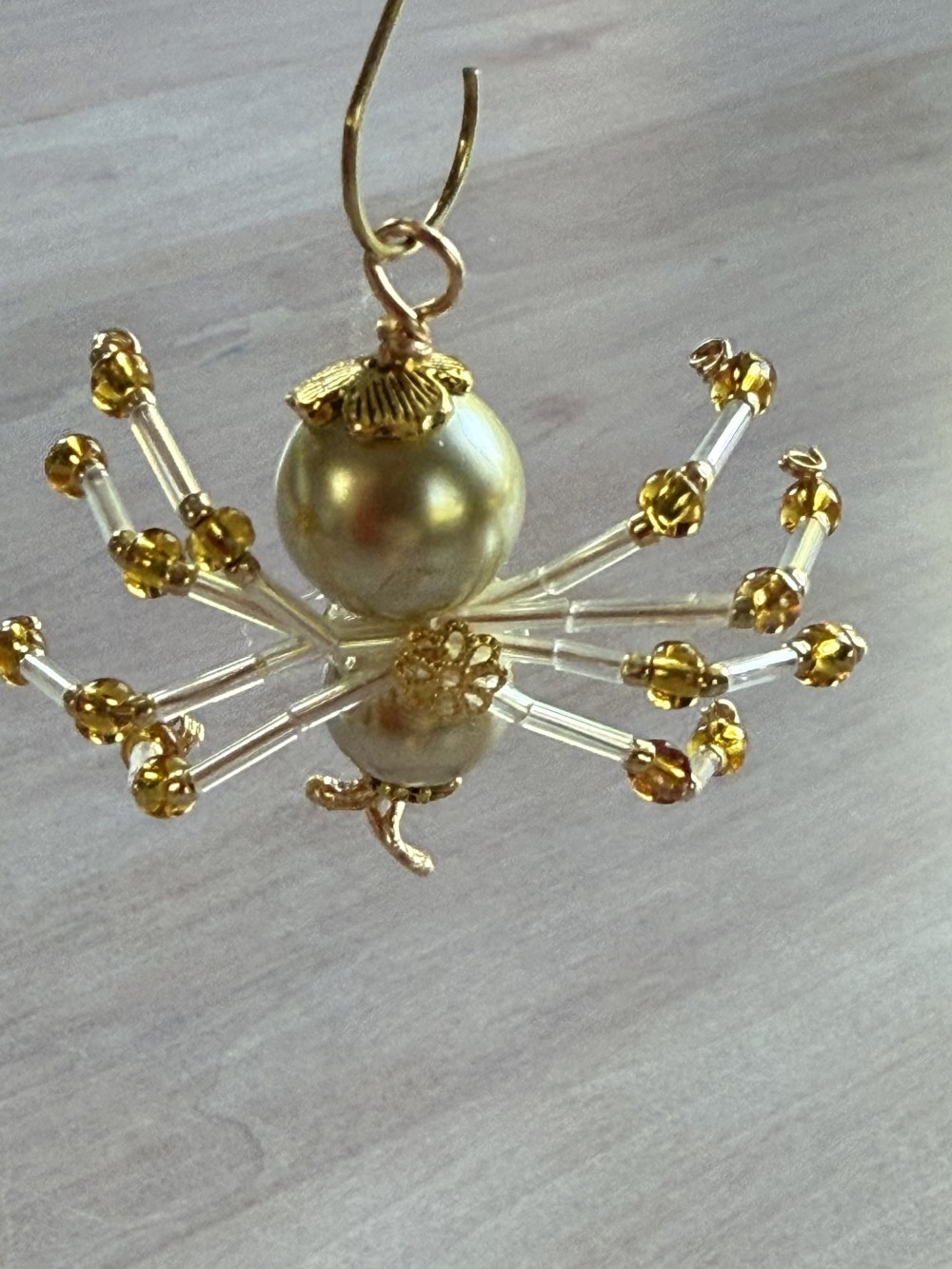 Ornament - Spider M Golden Pearls WL