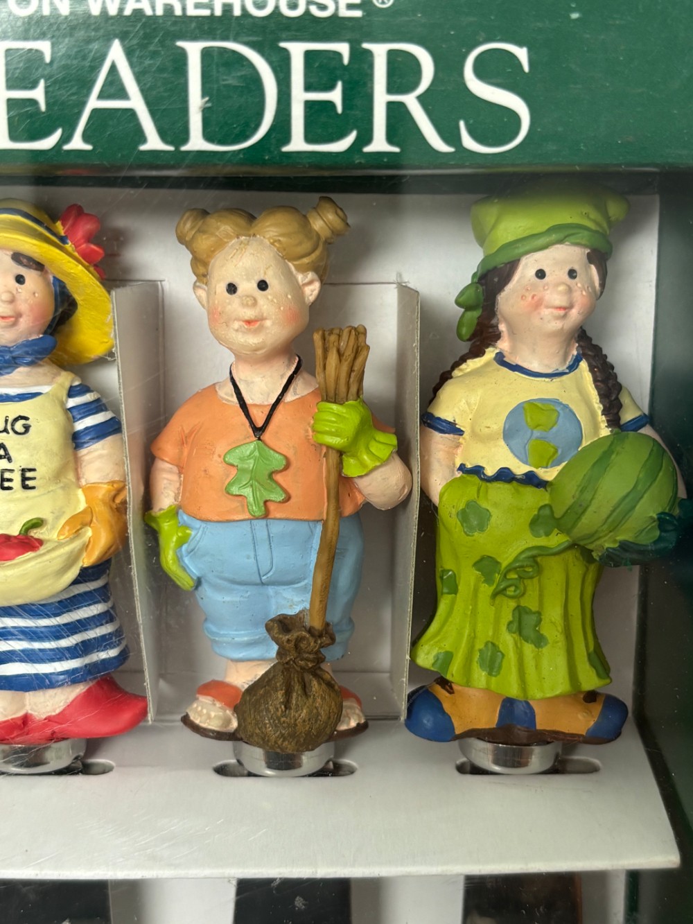 Boston Warehouse Young Hippies Garden Cheese Butter Jam Spreaders Set of 4 1999