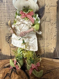 Mark Roberts Kitchen Elf Pixie Doll Cooking with Herbs