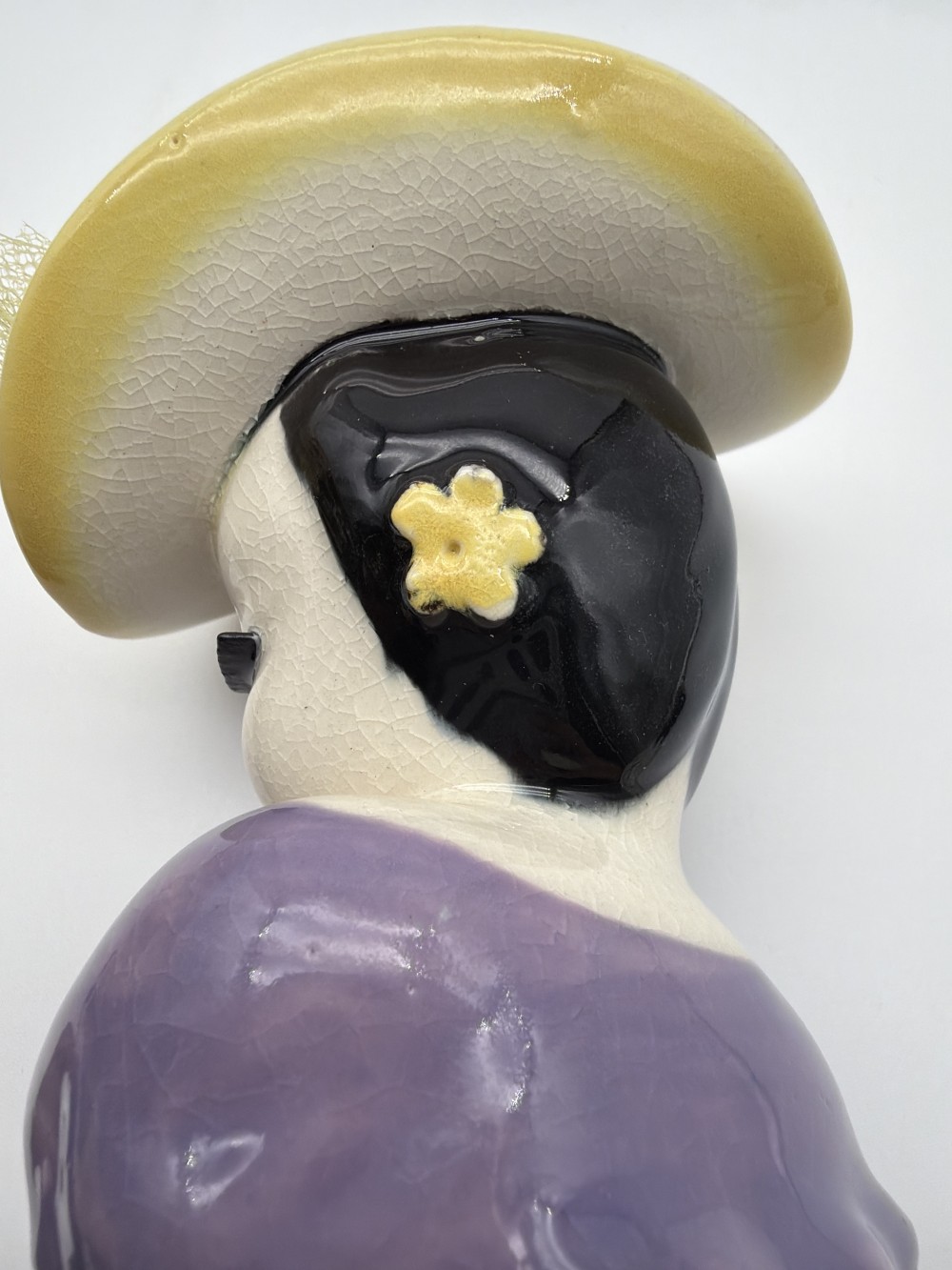 Vtg Japan Lady Head Vase - CALLOUT