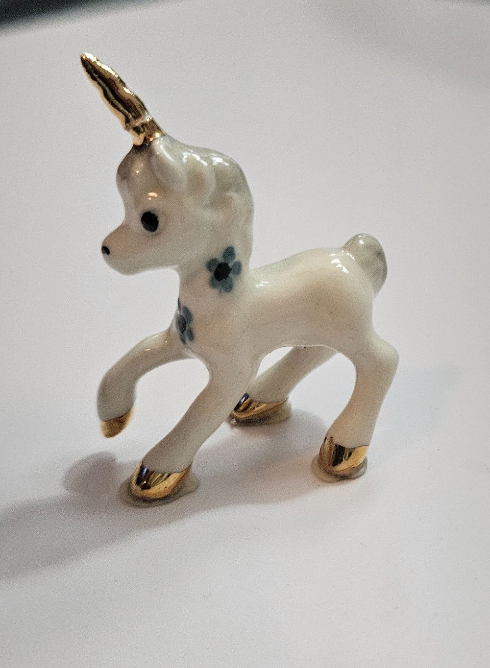 vintage miniature Hagen-Renaker baby unicorn