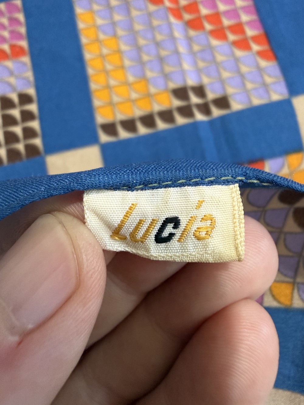 Lucia vintage scarf
