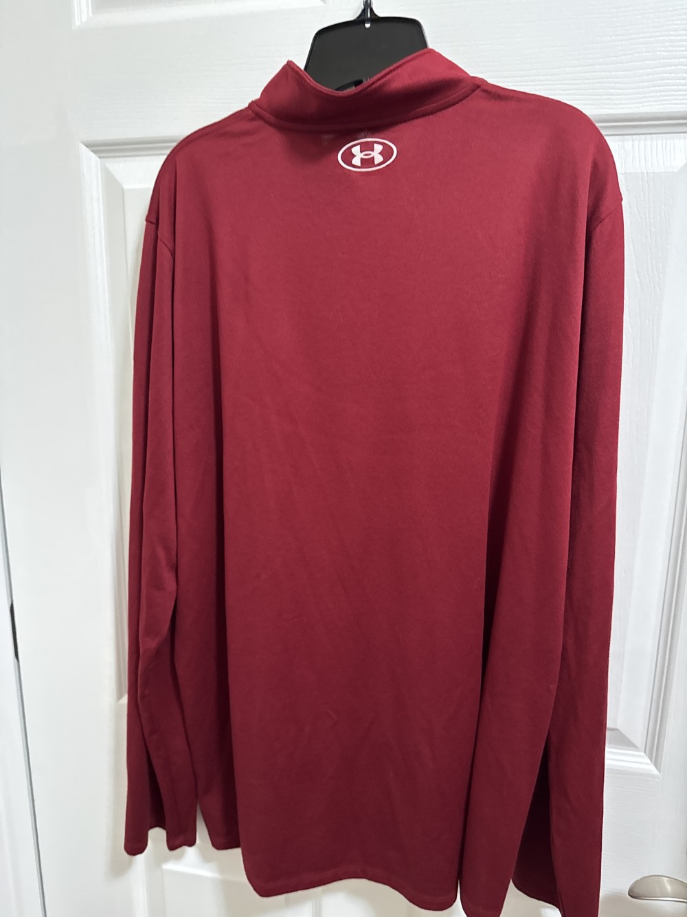 S. C. L/S QUARTER ZIP GAMECOCK GARNET RED