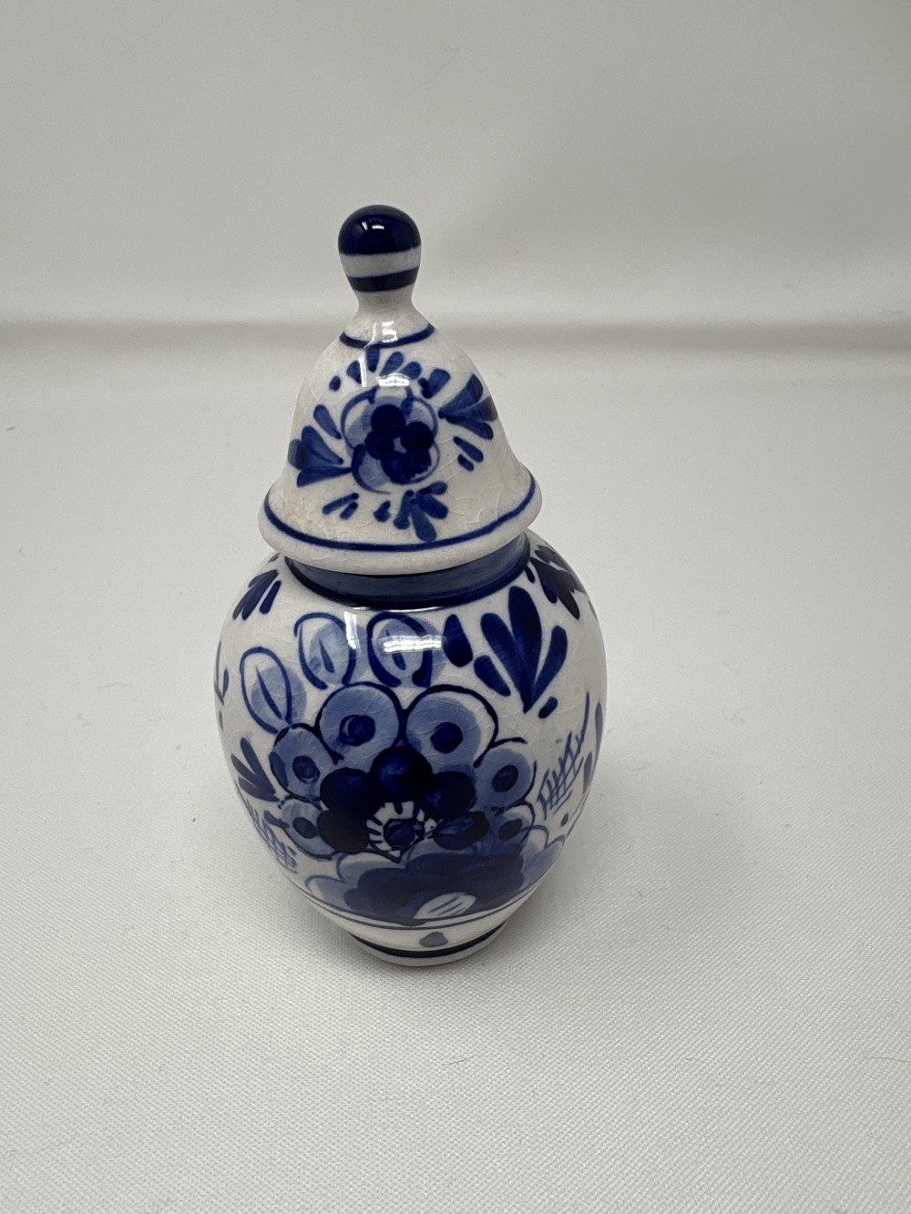 Vintage Delfts Blue Mini Ginger Jar