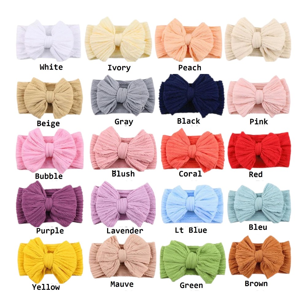 Twill Bow Nylon Headwrap