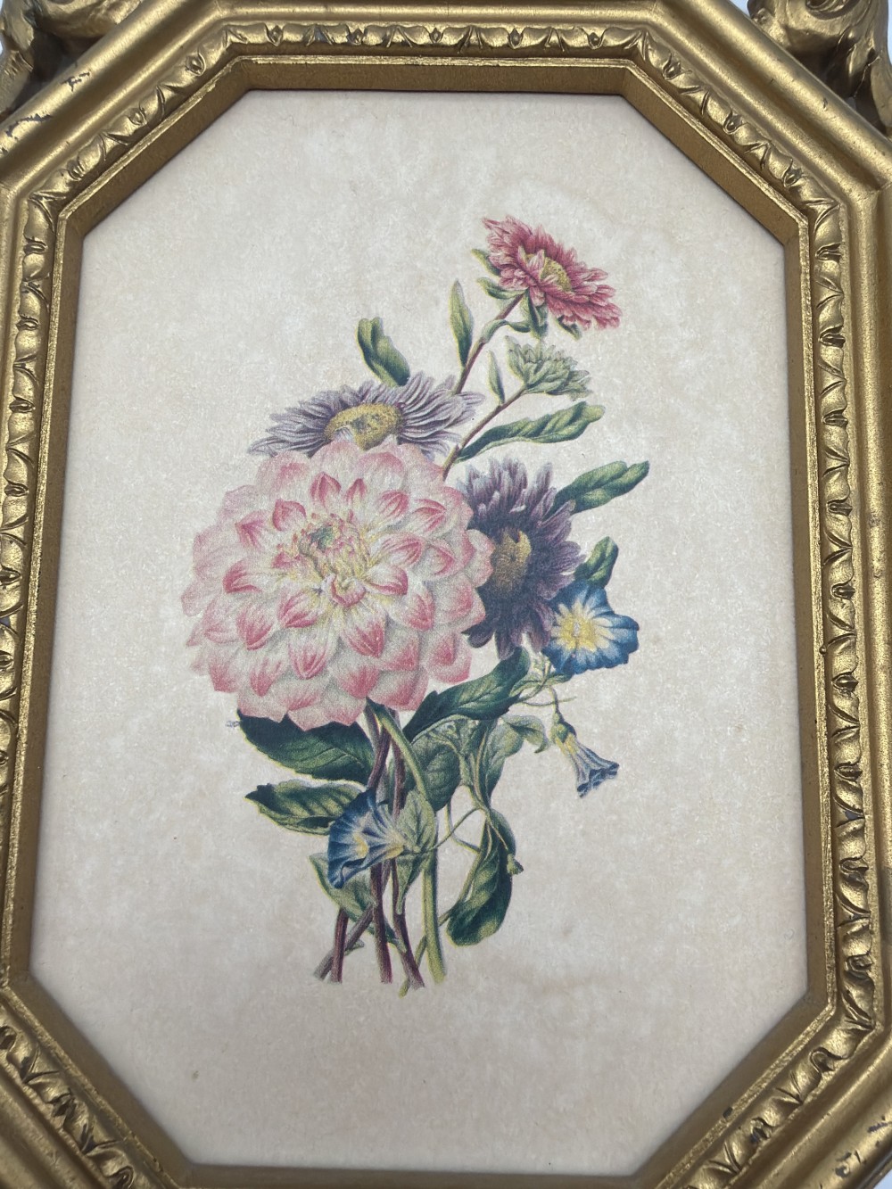 1967 Syroco Floras Gems Floral Plaque