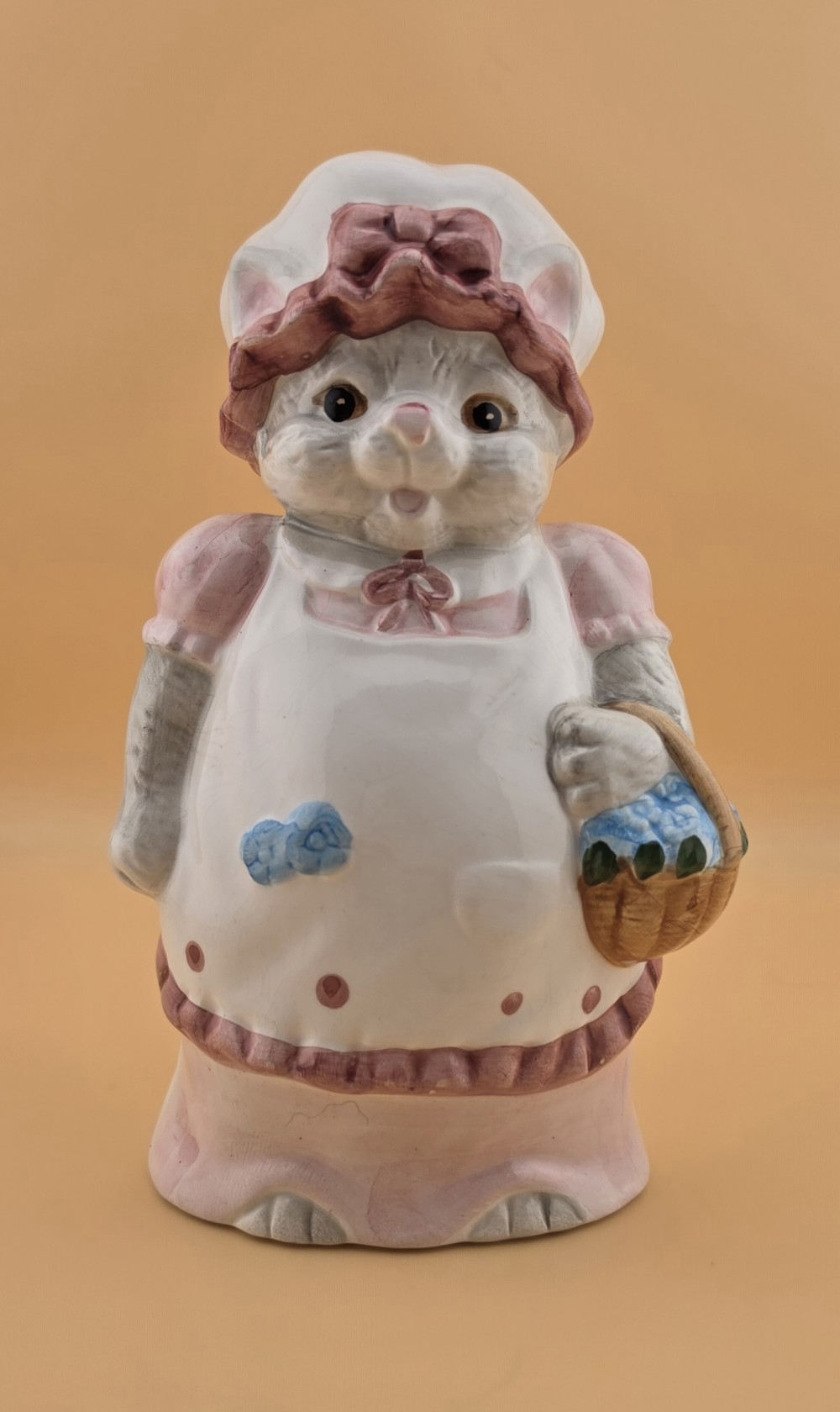 VTG Miss Kitty Planter Utensil Holder