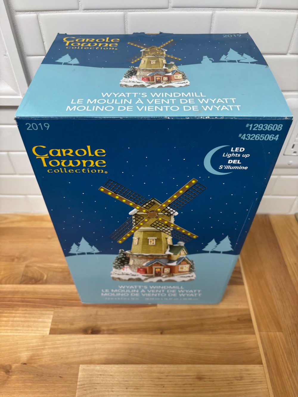 Wyatt's Windmill Carole Towne 2019 Animated LED Christmas Village Building Lemax