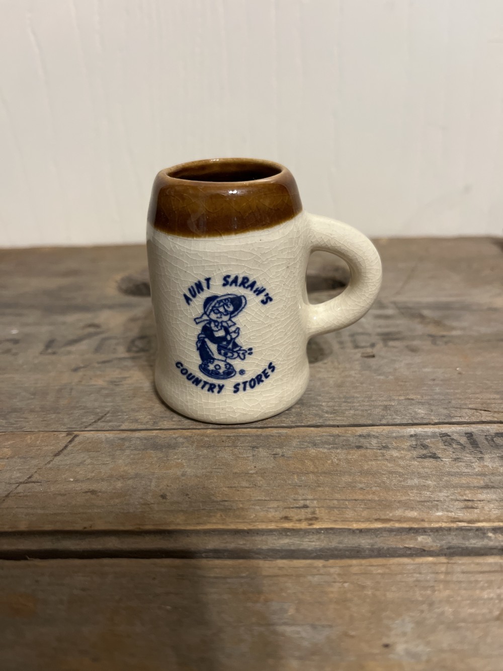 Vtg Mini Stein: Aunt Sarah’s Country Store