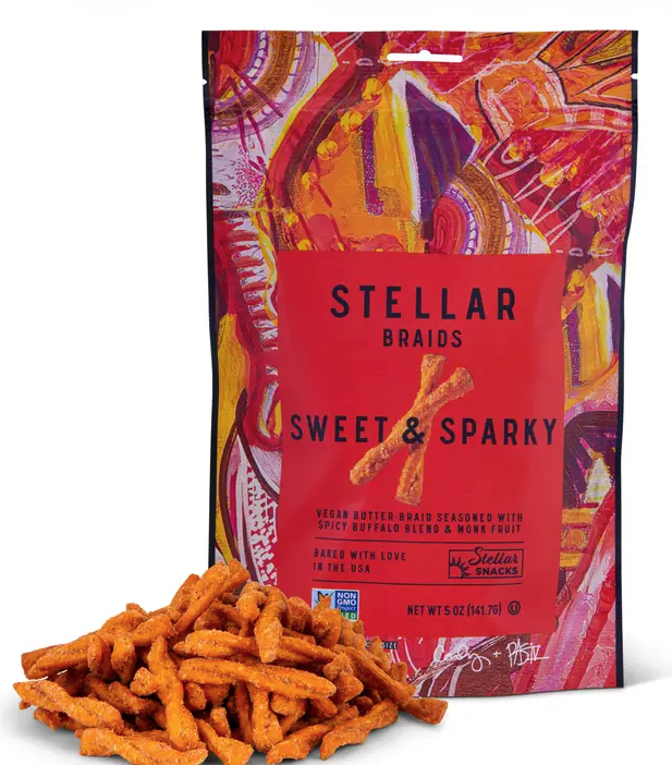 NEW!  Stellar Pretzels:  Sweet & Sparky medium bag