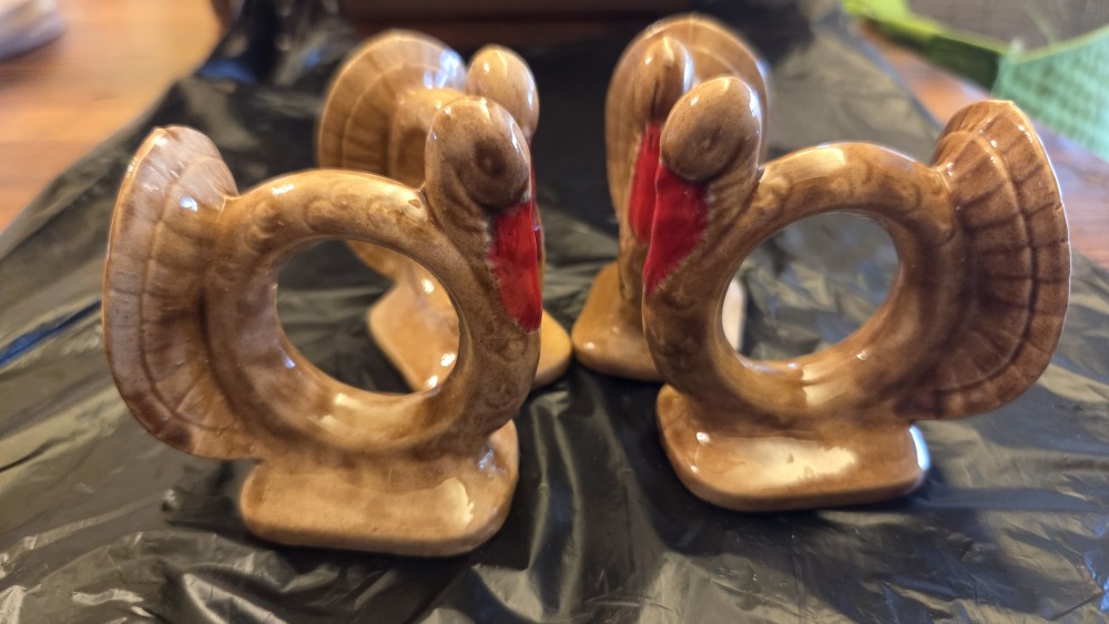 DO-1778 4 turkey napkin rings