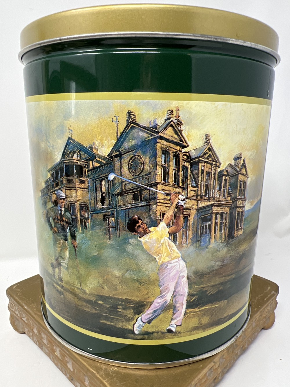 Vintage Decorative Golf Tin
