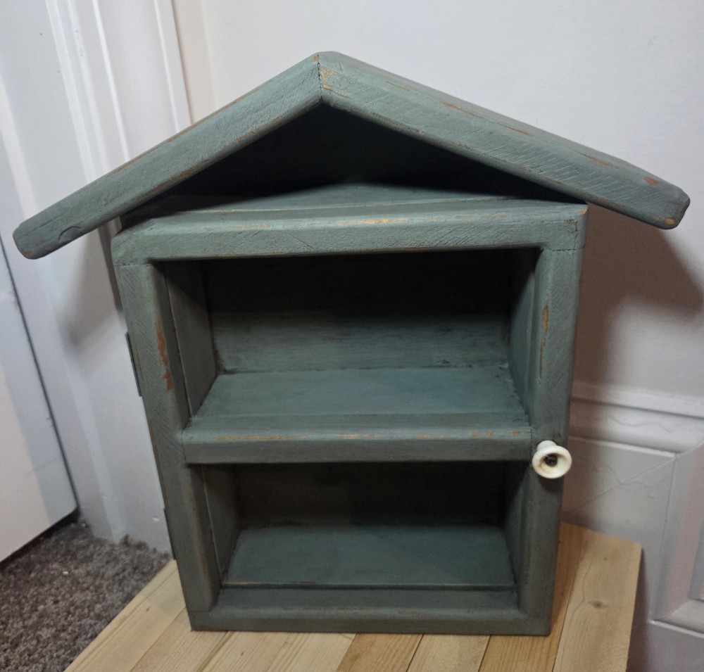Vintage Solid Wood Trinket Shelf