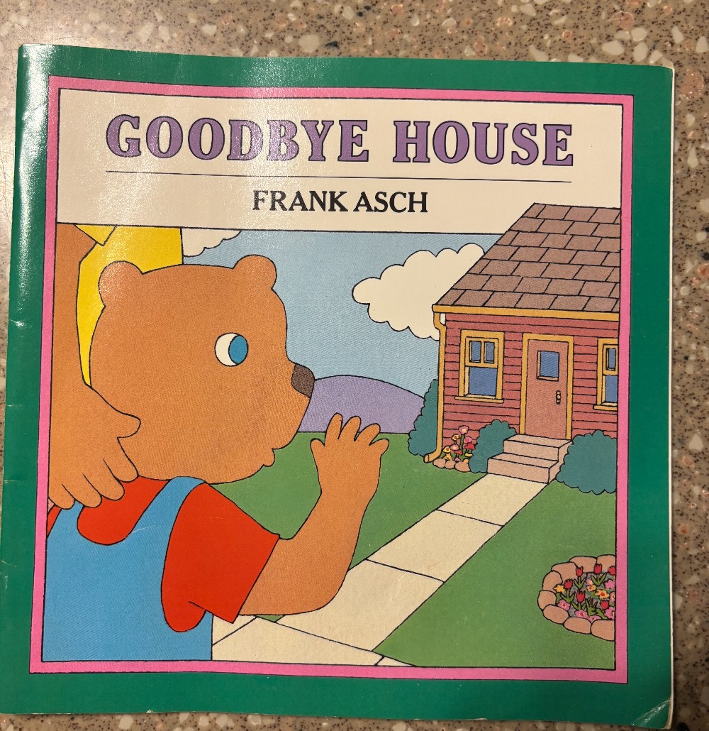 Set of 2 Frank Asch books Just Like Daddy & Goodbye House