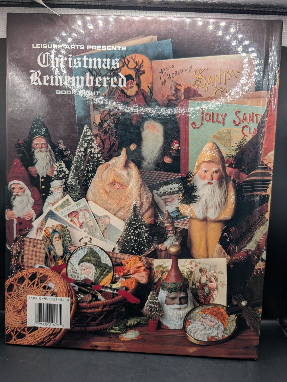 Vtg 1994 Down Santa Claus Lane cross-stitch book