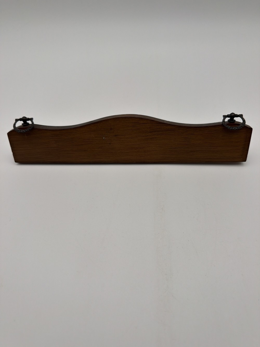 Vtg  Solid Wood Five-Peg Wall Rack