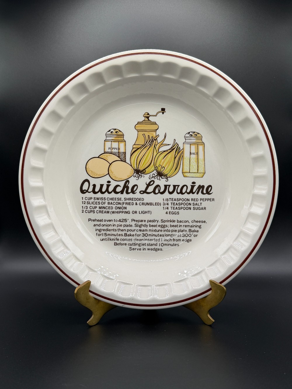 Quiche Lorraine Recipe Pie Dish