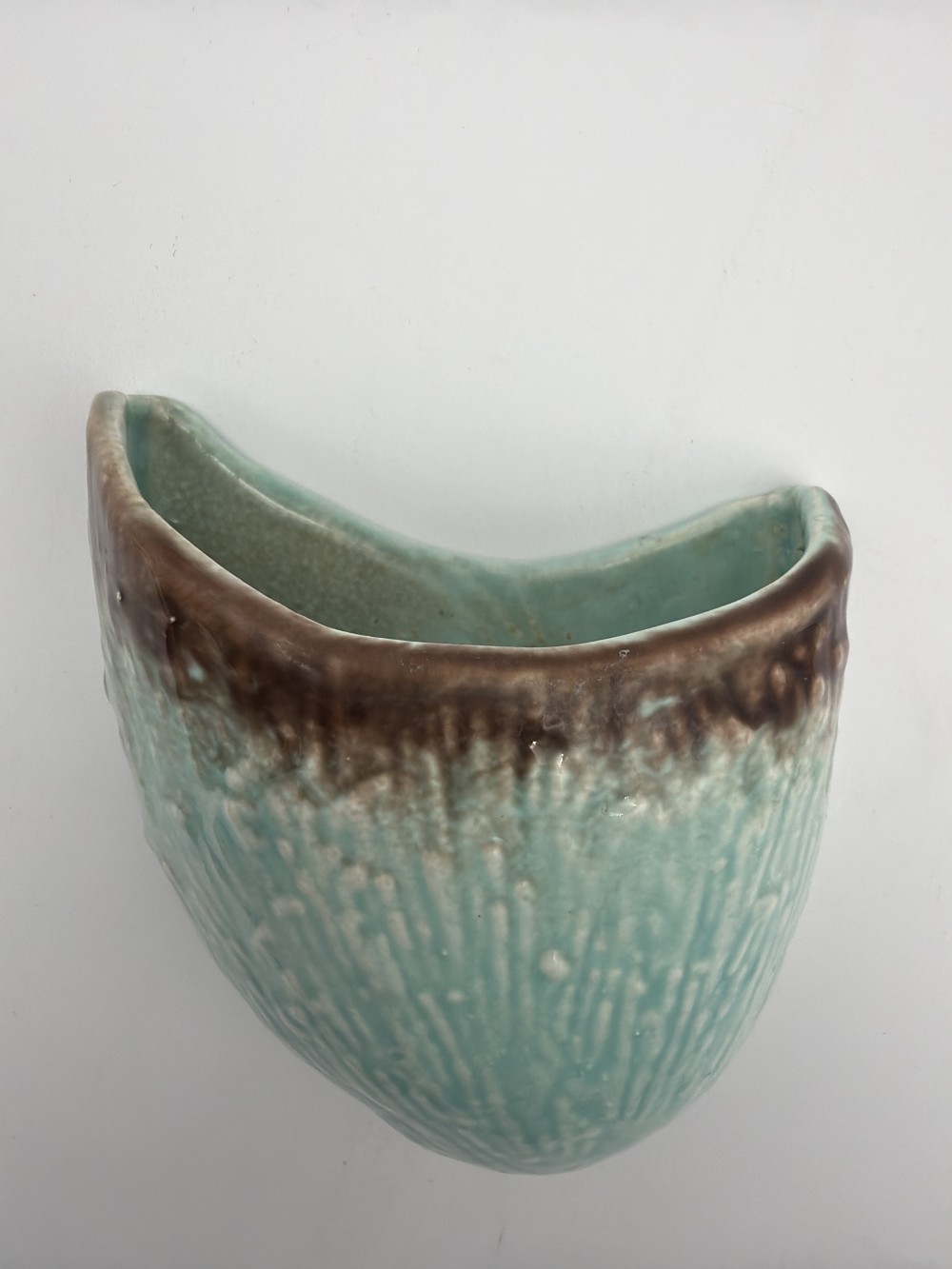 Handmade Studio Pottery Wall Pocket