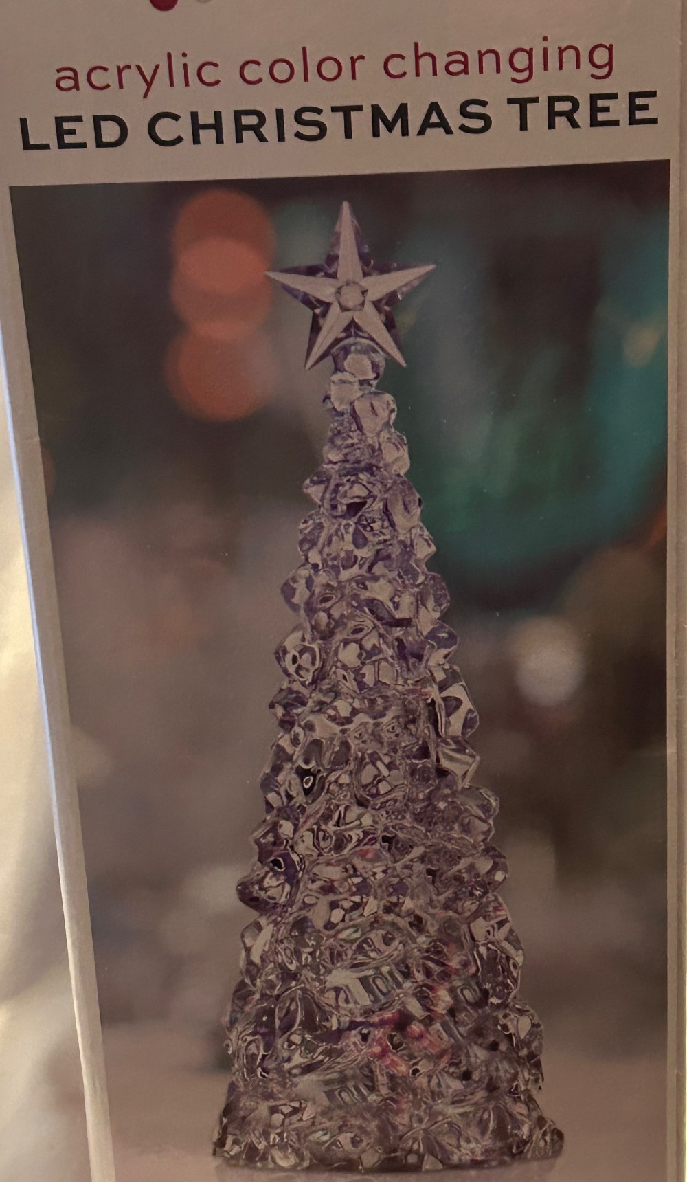LED Christmas Tree - Order Home Collection Acrylic - original box - see pics
