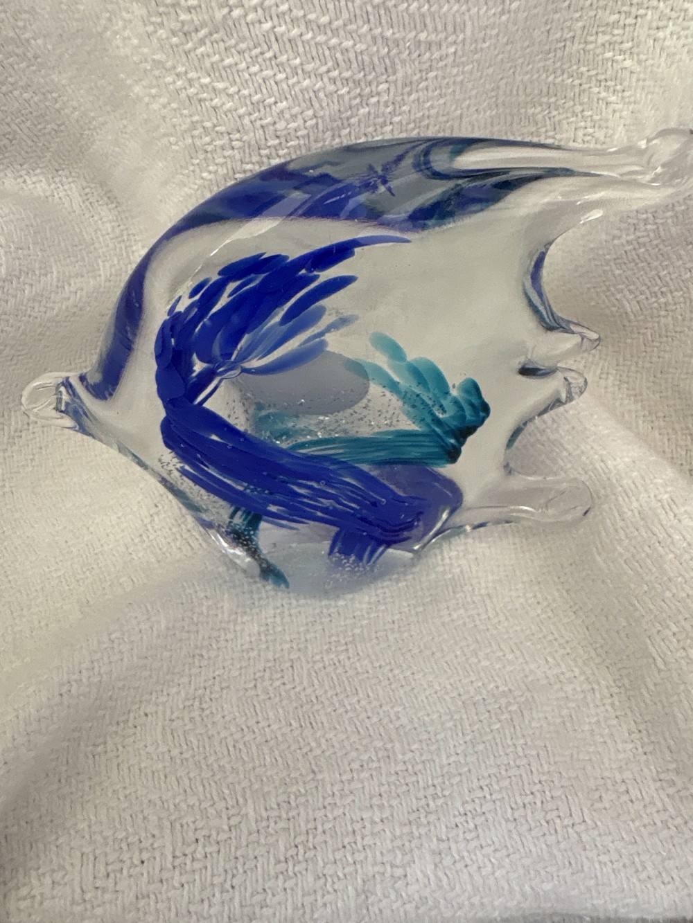 Blue Murano Glass Fish