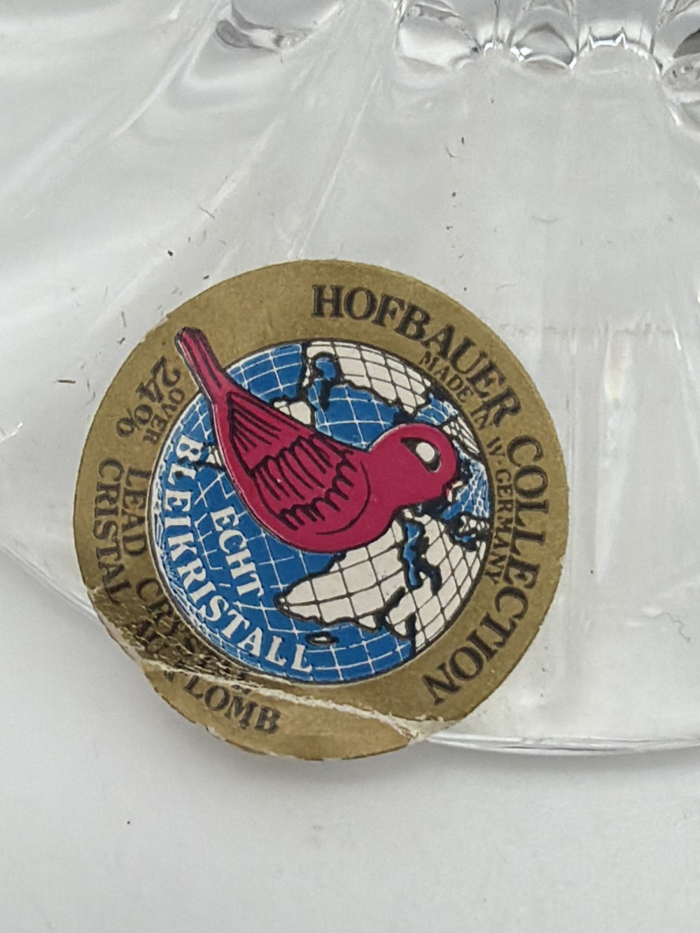 Hofbauer Byrdes Ruby Crystal Champagne Flutes