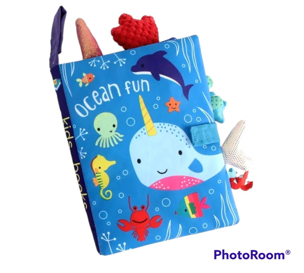 Fabric Baby Book - Ocean Animals