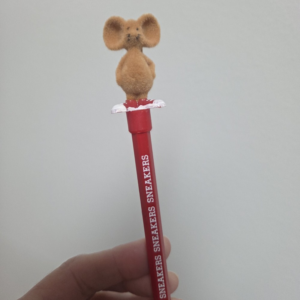 VTG Novelty Mouse Topper Pencil