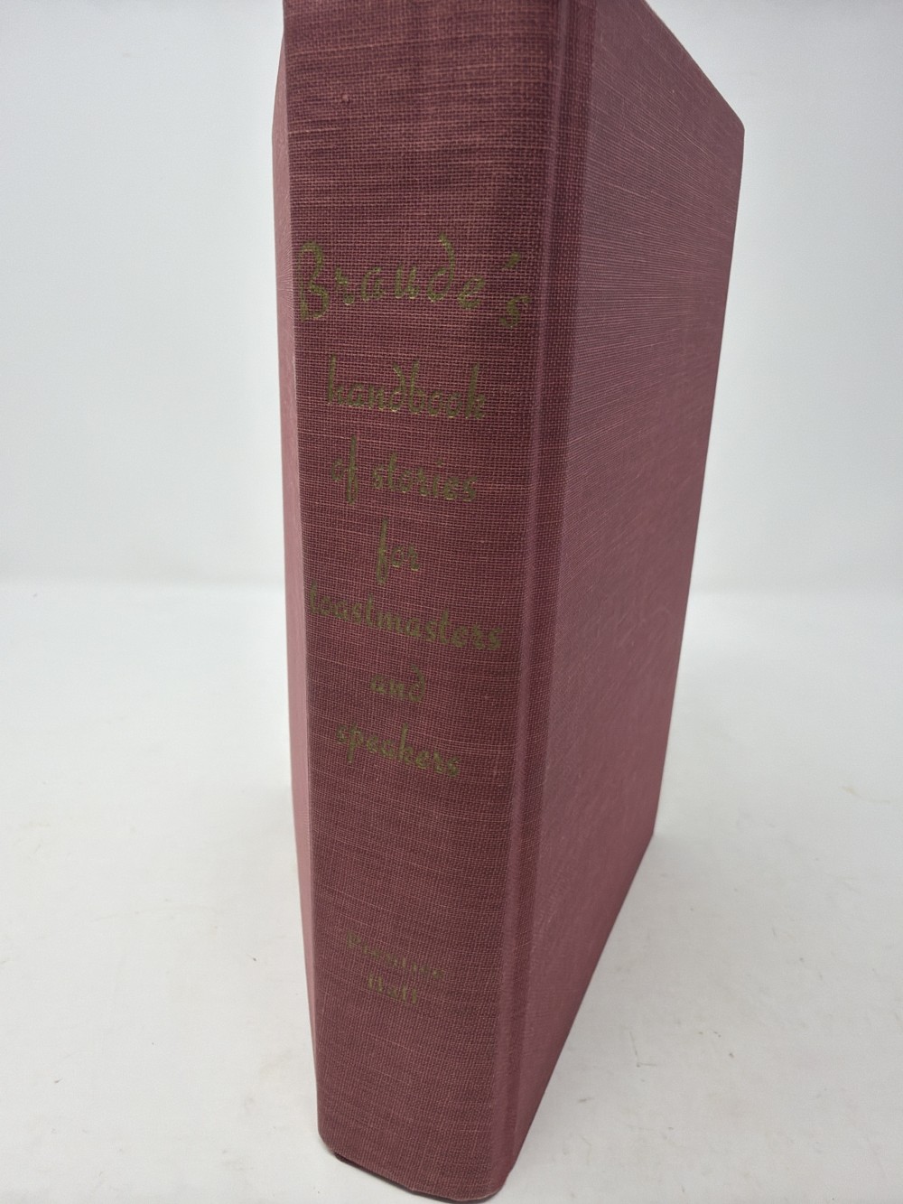 Handbook of Stories for Toastmasters and Speakers