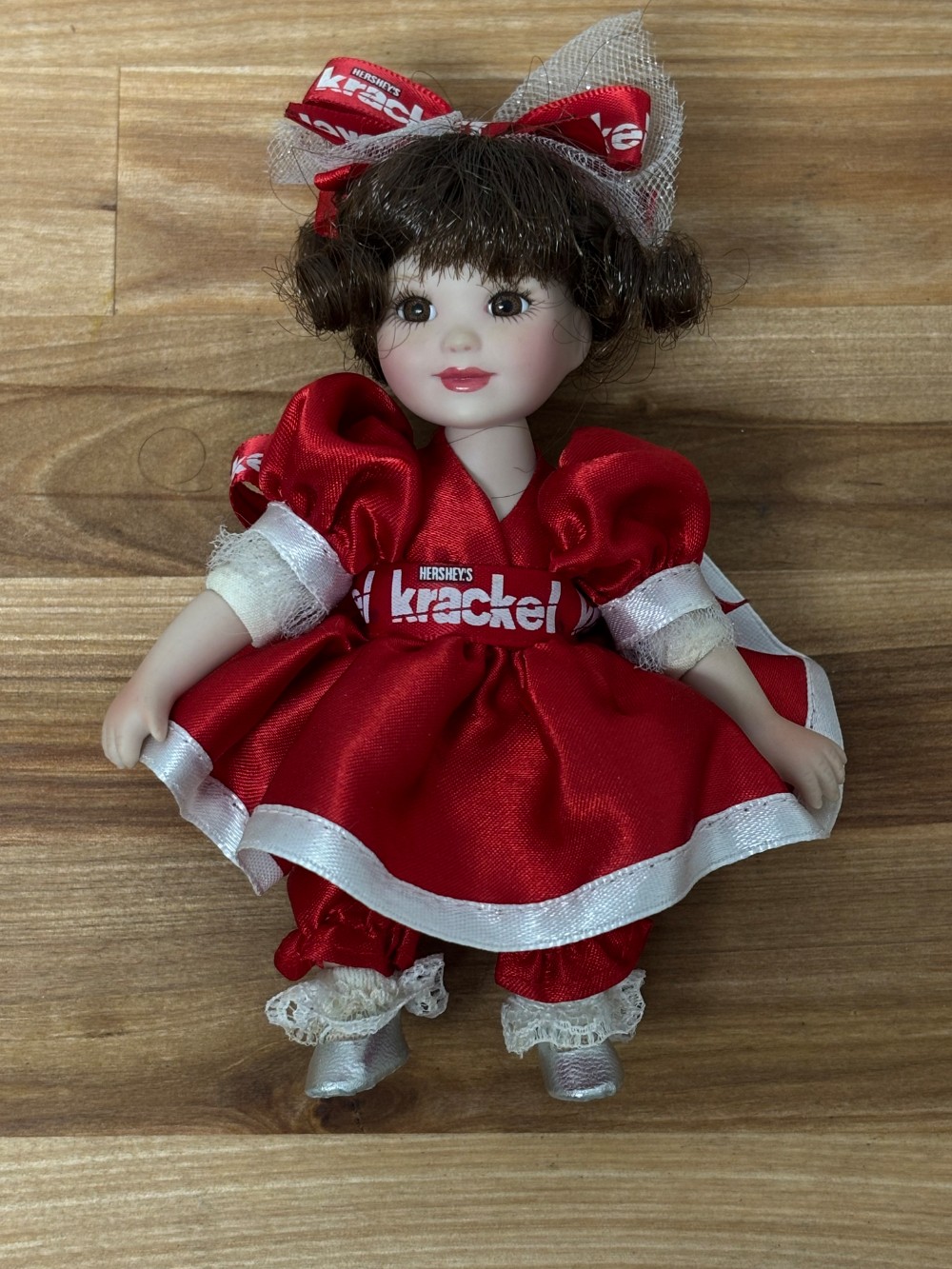 Marie Osmond Hershey's Krackel Tiny Tot Doll 2008 Miniature Collectible