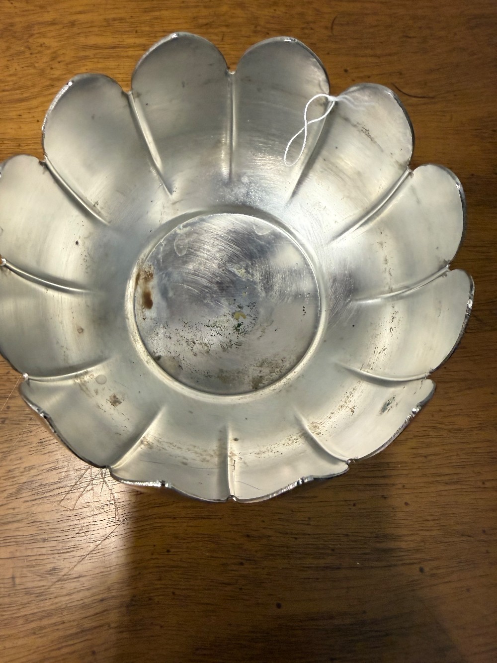 Leonard Silver Plate Louts Water Lily Bowl 1950s