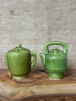 Mini Green Teapot S/P