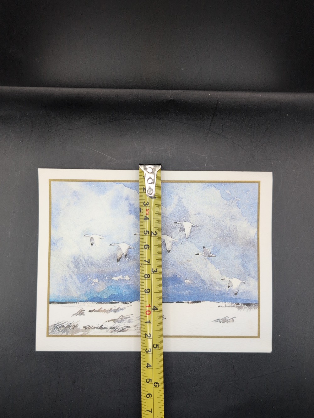 Vintage s/6 Goose Holiday Cards, as is, no envelopes