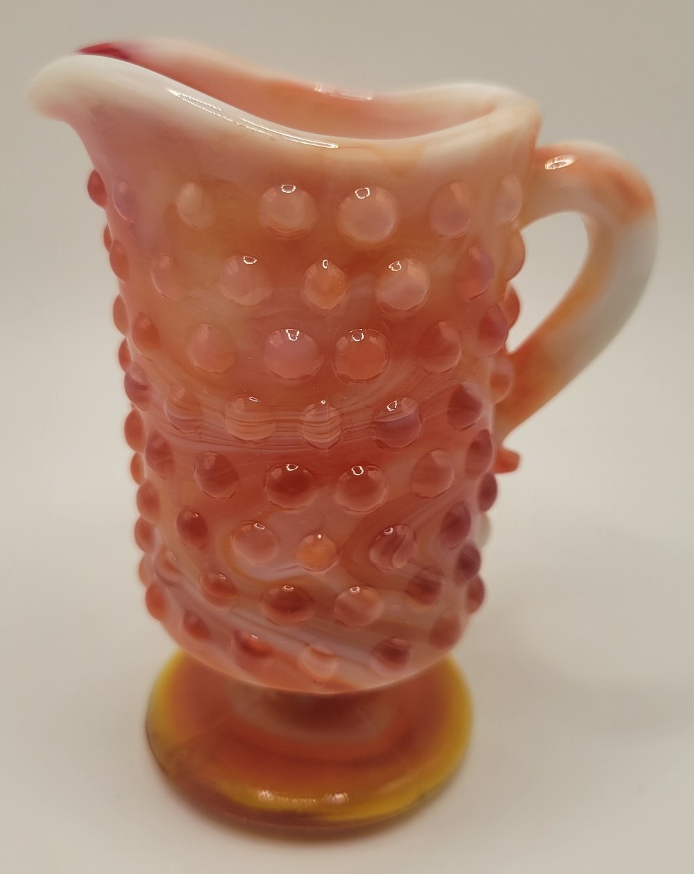 Hobnail Glass Mini Pitcher