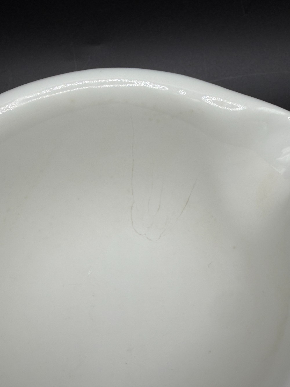 Vintage HIC Japan White Porcelain Mortar and Pestle Set