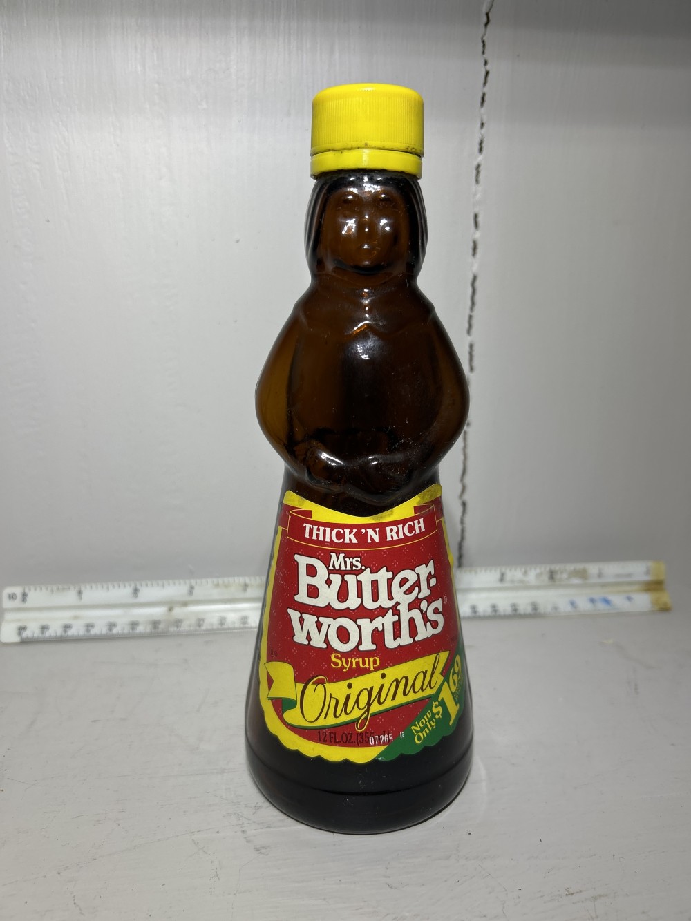 Mrs. Butterworth's Original Amber Bottle