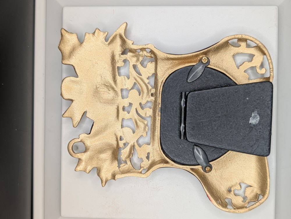 Small stocking enamel picture frame