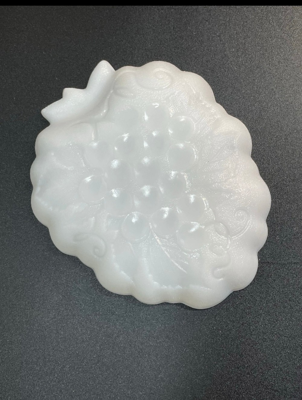Milk Glass Grape Leaf Nut Dish White Westmoreland Paneled Grape Candy Dish 6