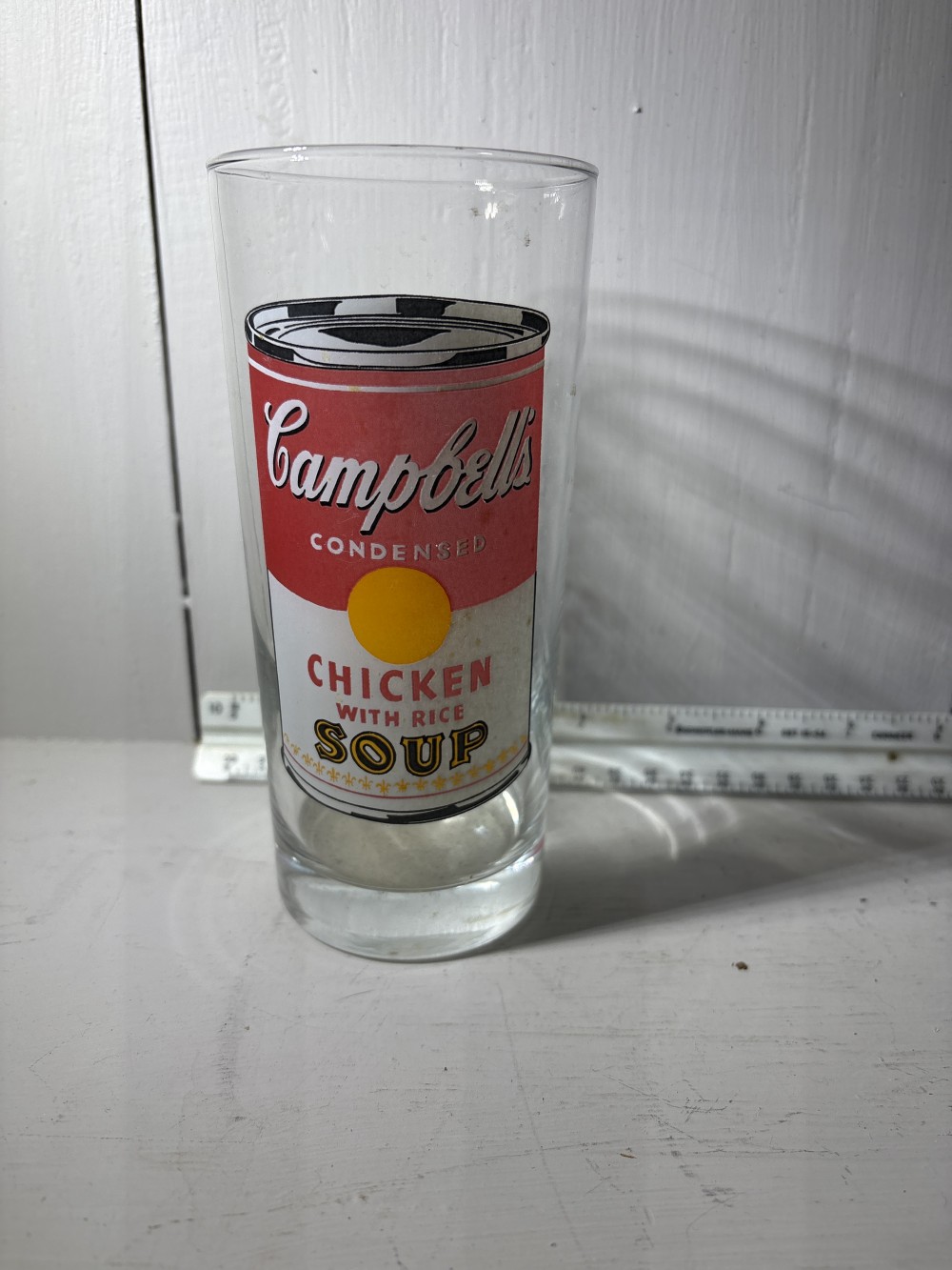 Andy Warhol Campbell Soup Glass