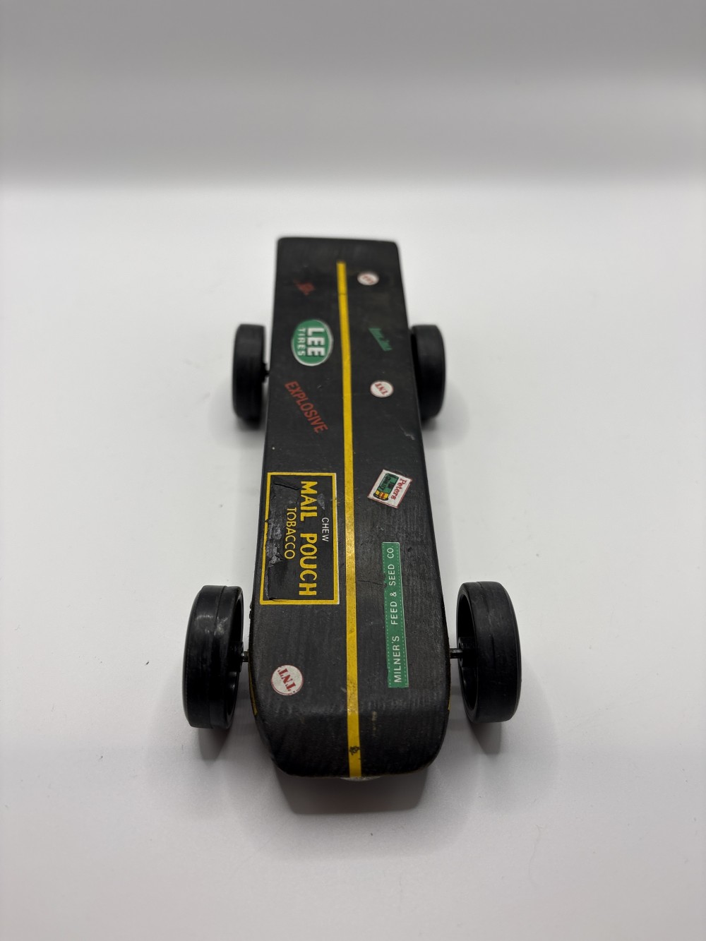 Boy Scouts Vintage Pinewood Derby Race Car Handmade 1970s
